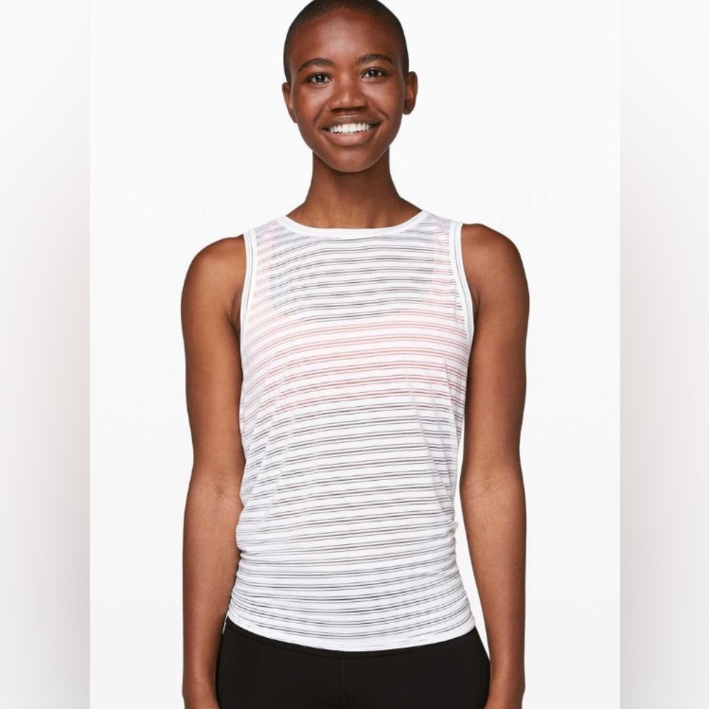 Lululemon Goal Up Tank Top Size 4 - Meet Halfway Twist Tie Open Back